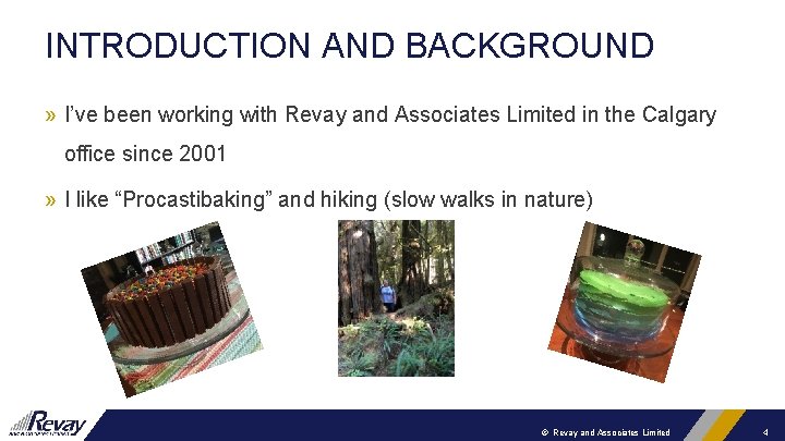 INTRODUCTION AND BACKGROUND » I’ve been working with Revay and Associates Limited in the