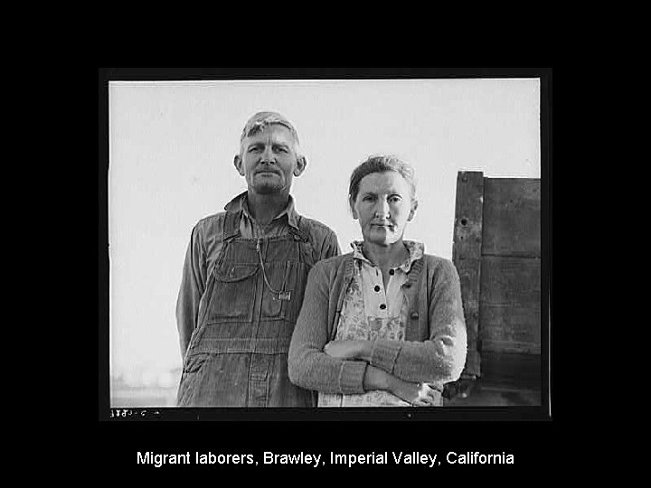 Migrant laborers, Brawley, Imperial Valley, California 