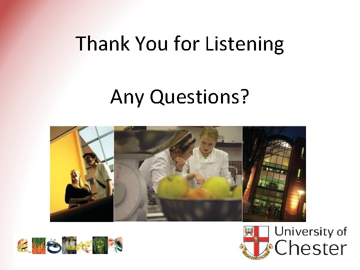 Thank You for Listening Any Questions? 