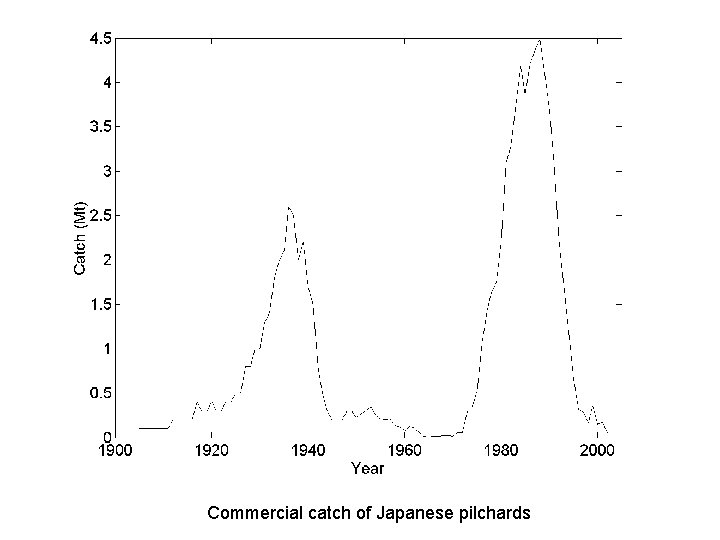 Commercial catch of Japanese pilchards 