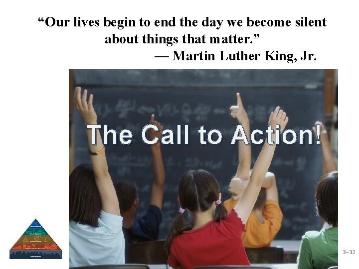 “Our lives begin to end the day we become silent about things that matter.