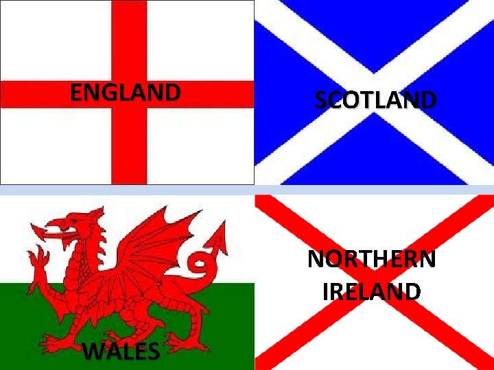 ENGLAND SCOTLAND NORTHERN IRELAND WALES 