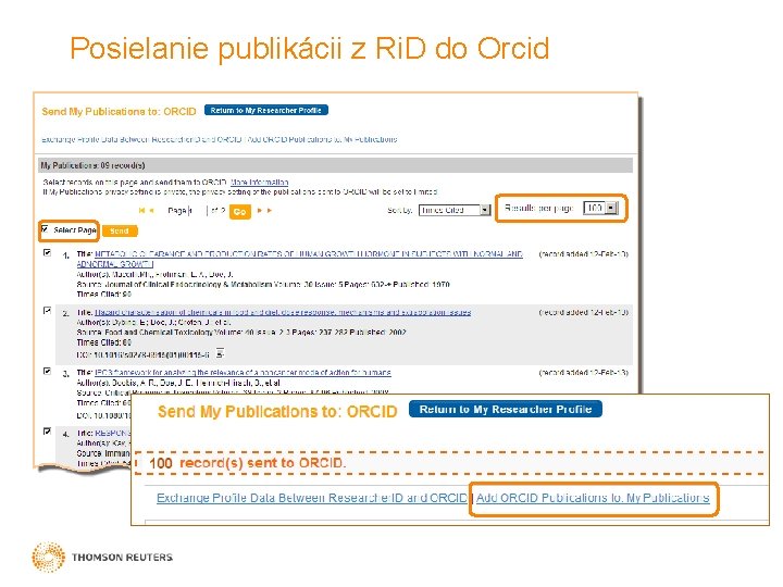 Posielanie publikácii z Ri. D do Orcid 