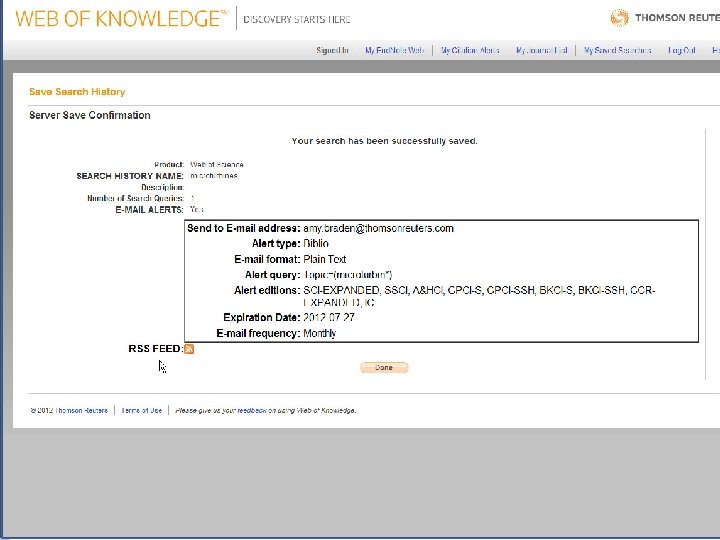 Creating Alerts from results pages microturbines 