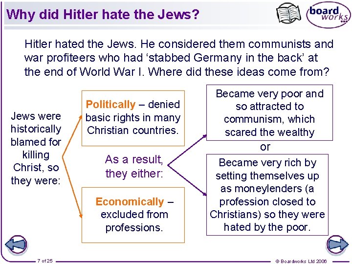 Why did Hitler hate the Jews? Hitler hated the Jews. He considered them communists