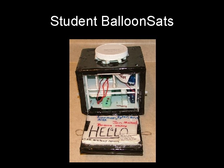 Student Balloon. Sats 