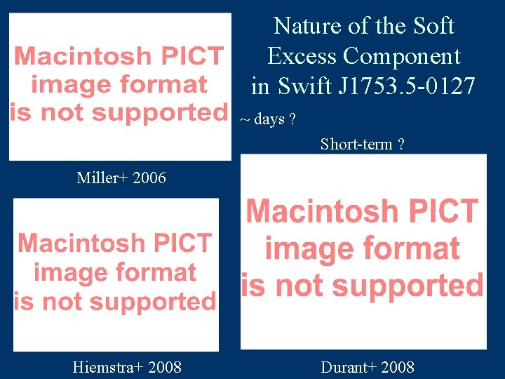 Nature of the Soft Excess Component in Swift J 1753. 5 -0127 ~ days