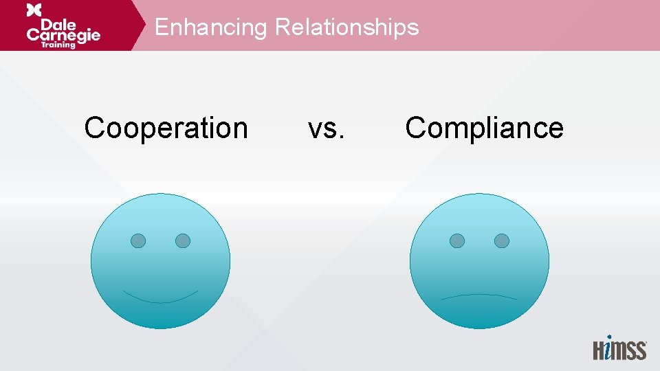 Enhancing Relationships Cooperation vs. Compliance 