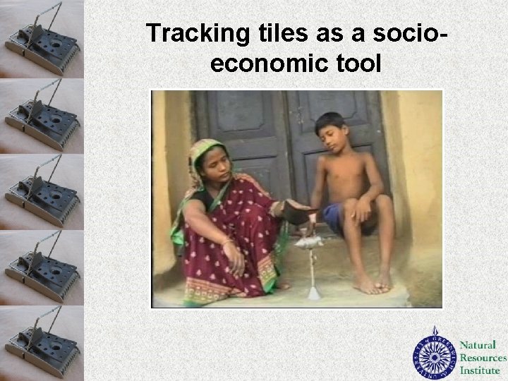 Tracking tiles as a socioeconomic tool 