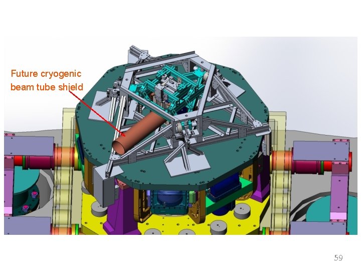 Future cryogenic beam tube shield 59 
