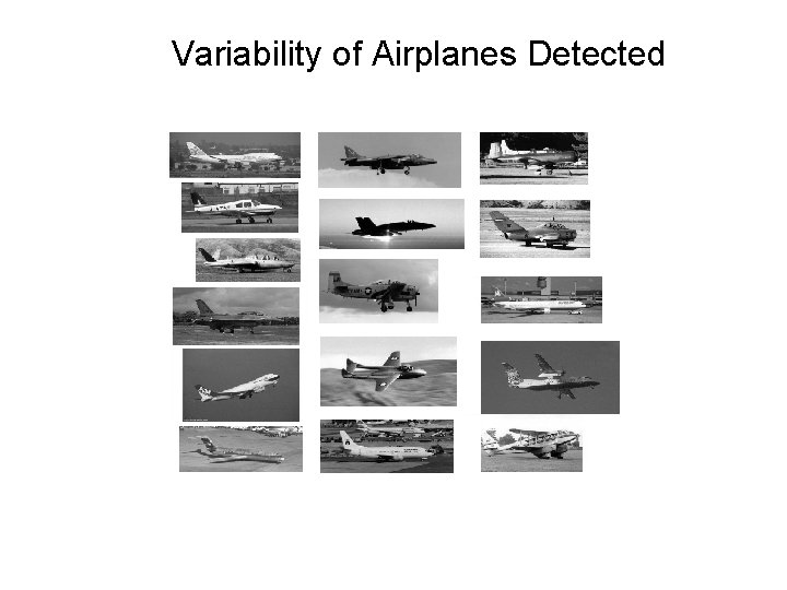 Variability of Airplanes Detected Variability of Airplanes Detected