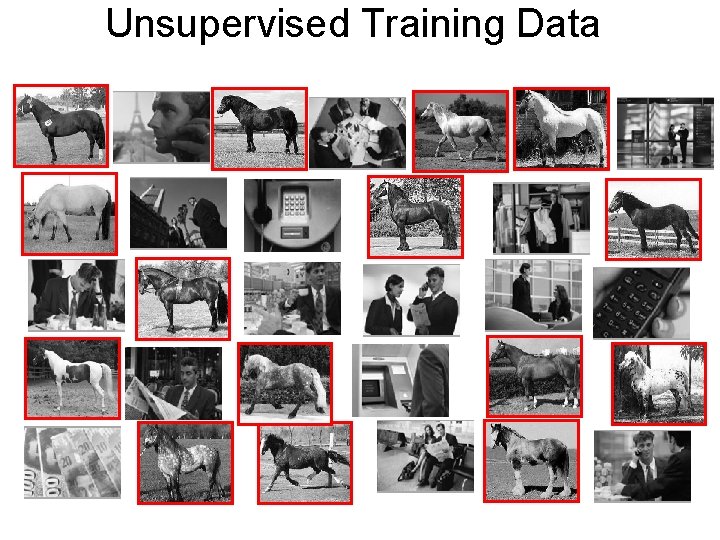 Unsupervised Training Data Unsupervised Training Data