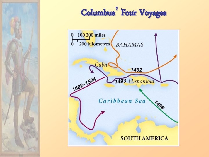 Columbus’ Four Voyages 