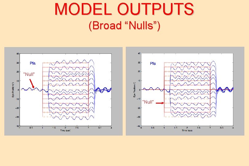 MODEL OUTPUTS (Broad “Nulls”) “Null” 