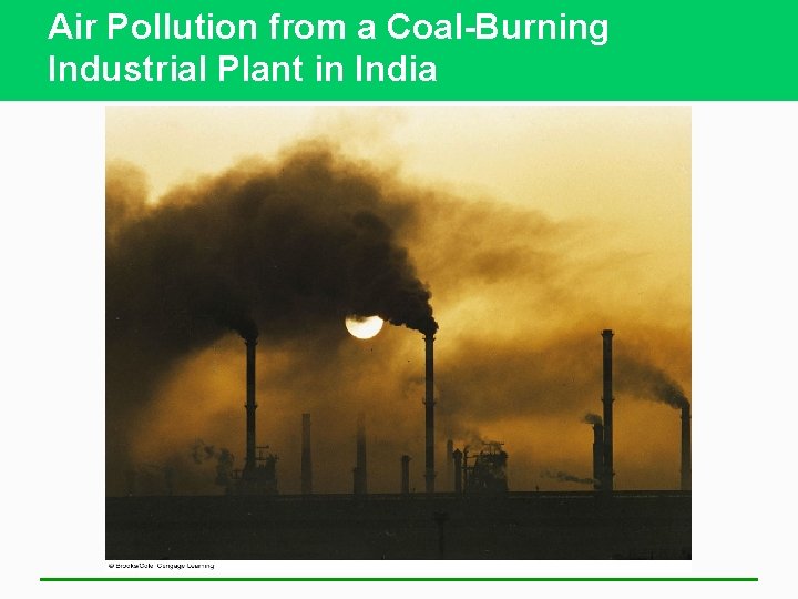 Air Pollution from a Coal-Burning Industrial Plant in India 