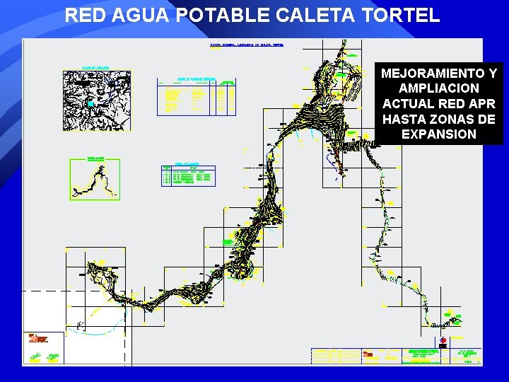 RED AGUA POTABLE CALETA TORTEL MEJORAMIENTO Y AMPLIACION ACTUAL RED APR HASTA ZONAS DE RED AGUA POTABLE CALETA TORTEL MEJORAMIENTO Y AMPLIACION ACTUAL RED APR HASTA ZONAS DE
