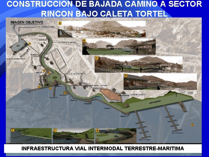 CONSTRUCCION DE BAJADA CAMINO A SECTOR RINCON BAJO CALETA TORTEL INFRAESTRUCTURA VIAL INTERMODAL TERRESTRE-MARITIMA CONSTRUCCION DE BAJADA CAMINO A SECTOR RINCON BAJO CALETA TORTEL INFRAESTRUCTURA VIAL INTERMODAL TERRESTRE-MARITIMA