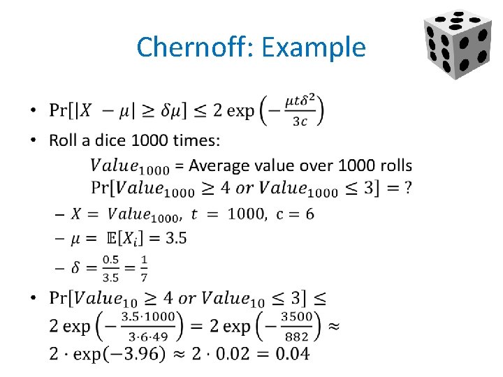 Chernoff: Example • 