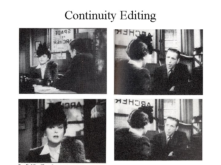 Continuity Editing 