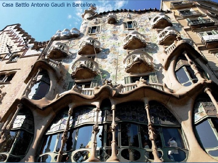Casa Battlo Antonio Gaudi in Barcelona 