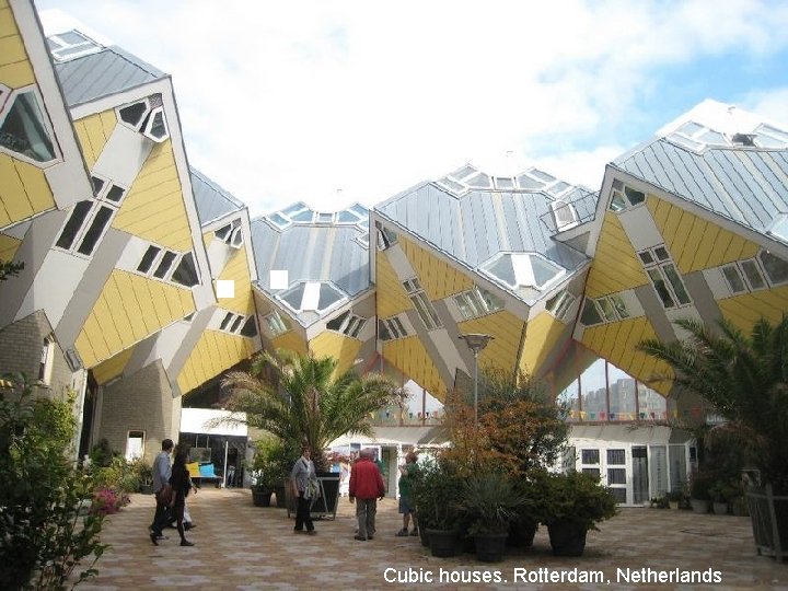 Cubic houses. Rotterdam, Netherlands 