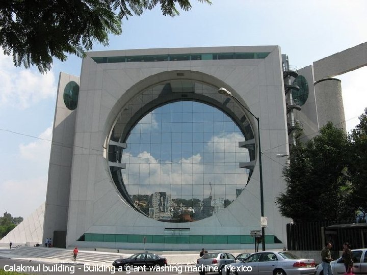 Calakmul building - building a giant washing machine. Mexico 