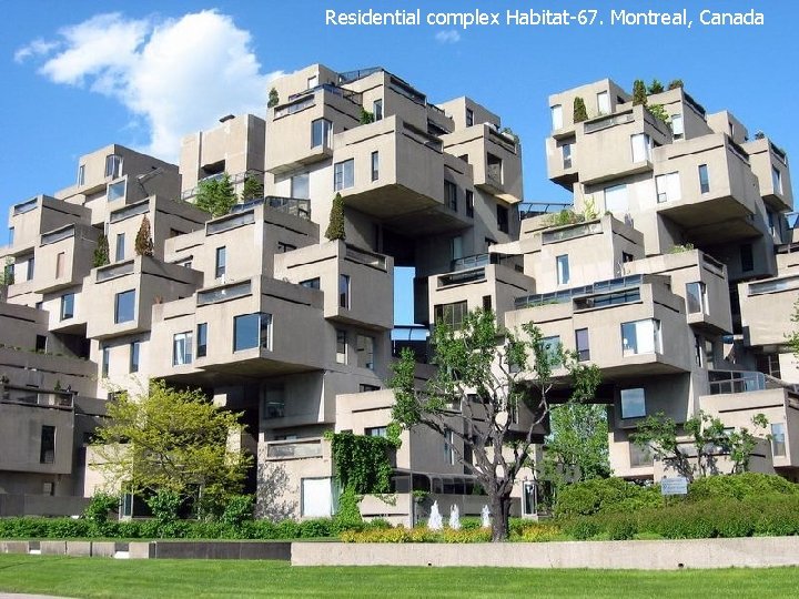 Residential complex Habitat-67. Montreal, Canada 