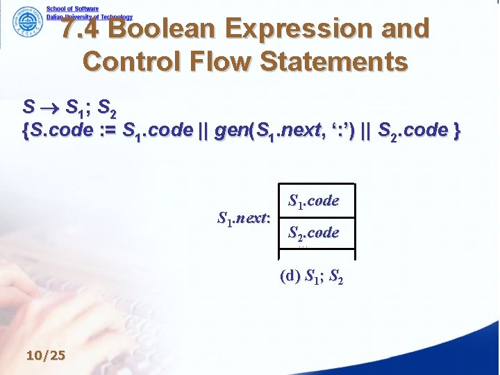 7. 4 Boolean Expression and Control Flow Statements S S 1; S 2 {S. 7. 4 Boolean Expression and Control Flow Statements S S 1; S 2 {S.