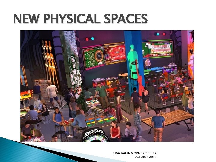 NEW PHYSICAL SPACES RIGA GAMING CONGRESS - 12 OCTOBER 2017 