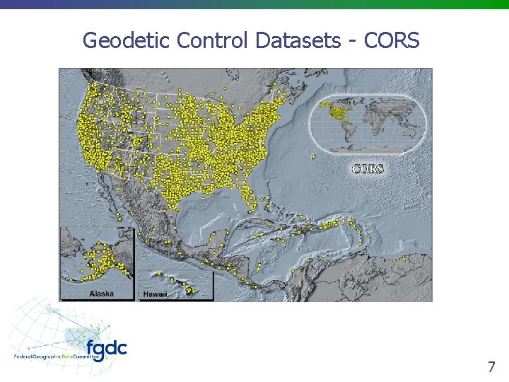 Geodetic Control Datasets - CORS 7 