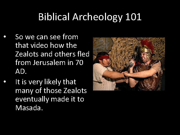 Biblical Archeology 101 • • So we can see from that video how the