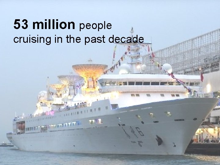 53 million people cruising in the past decade 2015/05/27 Academic Writing 8 
