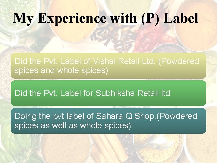 My Experience with (P) Label Did the Pvt. Label of Vishal Retail Ltd. (Powdered