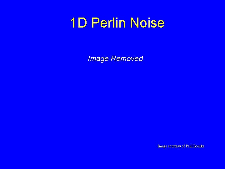 1 D Perlin Noise Image Removed Image courtesy of Paul Bourke 