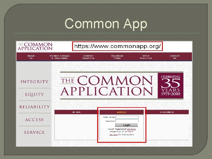 Common App 