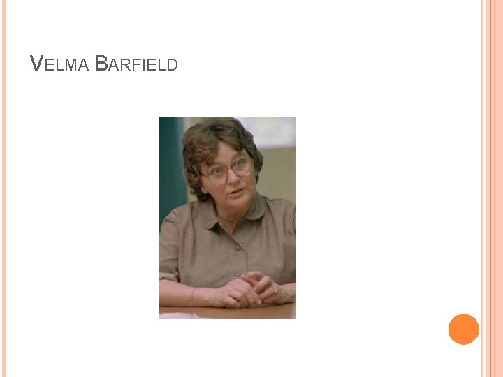 VELMA BARFIELD 