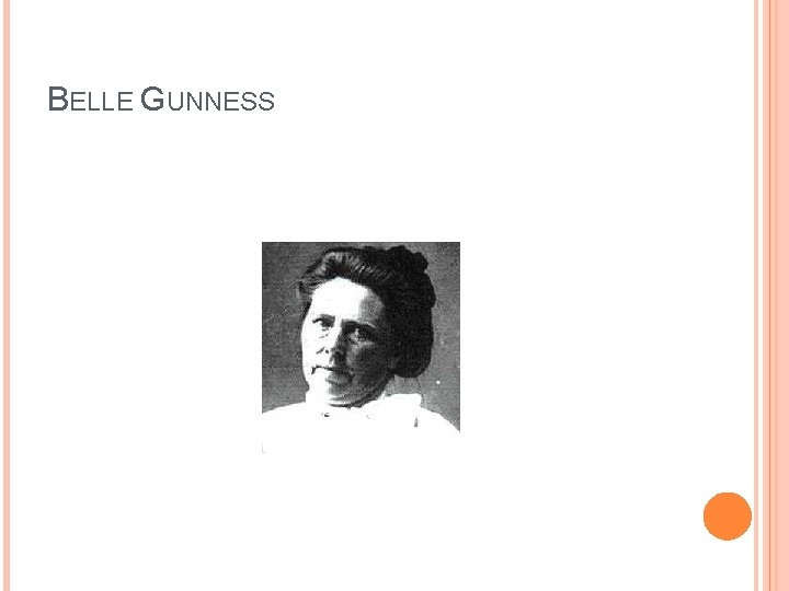 BELLE GUNNESS 