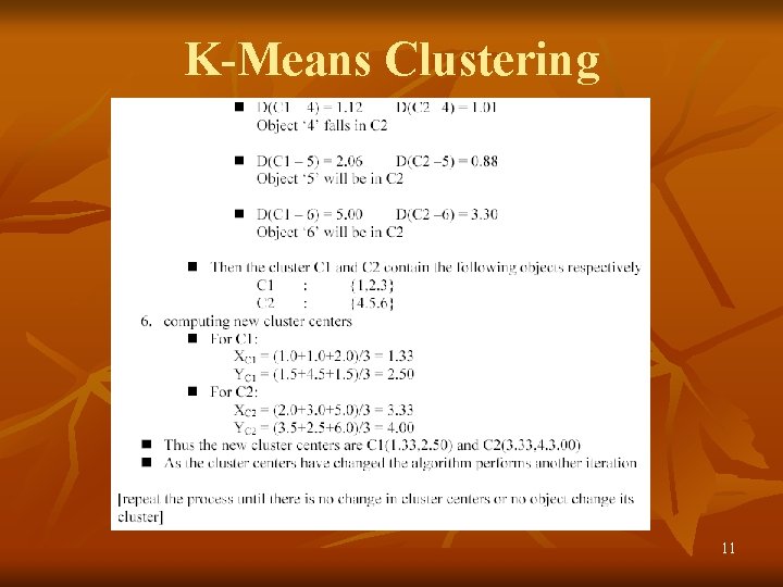 K-Means Clustering 11 