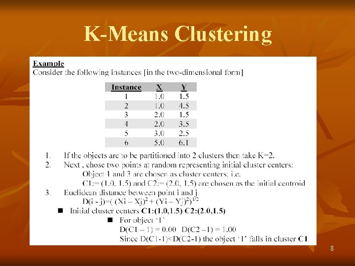 K-Means Clustering 8 