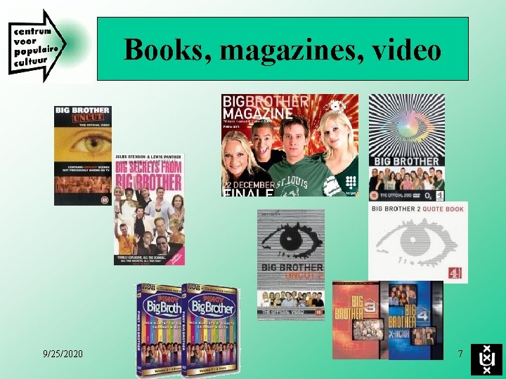 Books, magazines, video 9/25/2020 7 