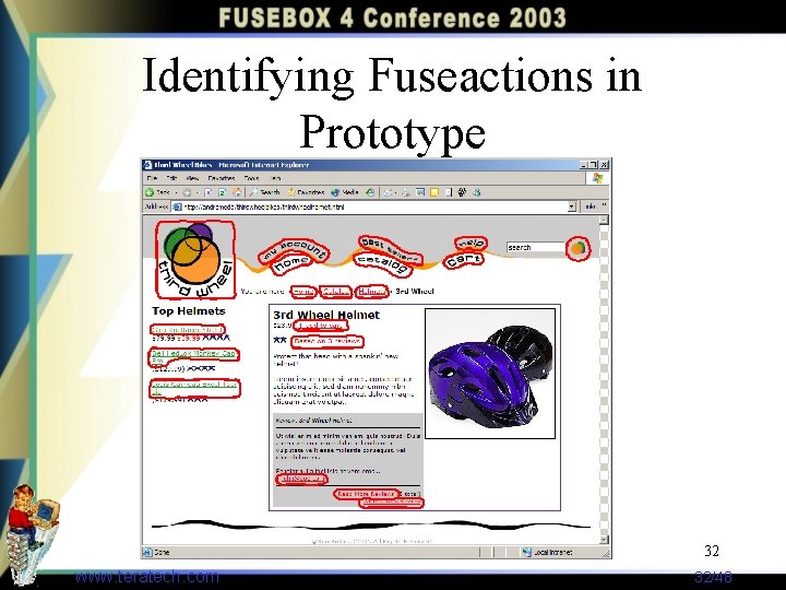 Identifying Fuseactions in Prototype 32 www. teratech. com 32/48 