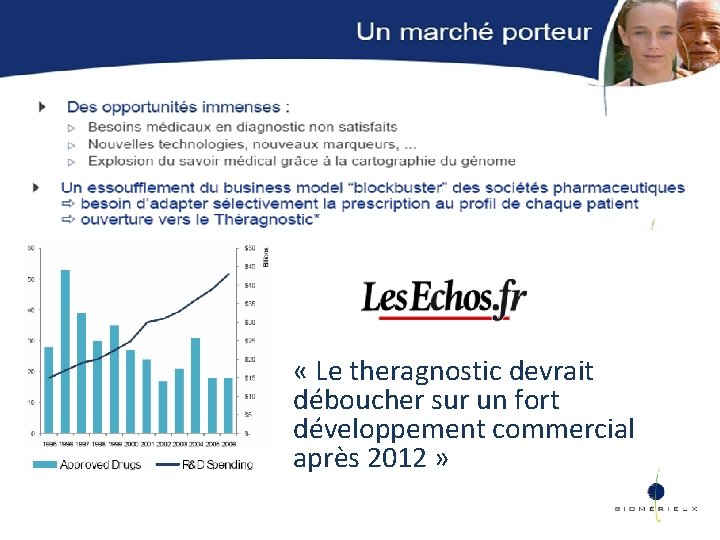  « Le theragnostic devrait déboucher sur un fort développement commercial après 2012 »