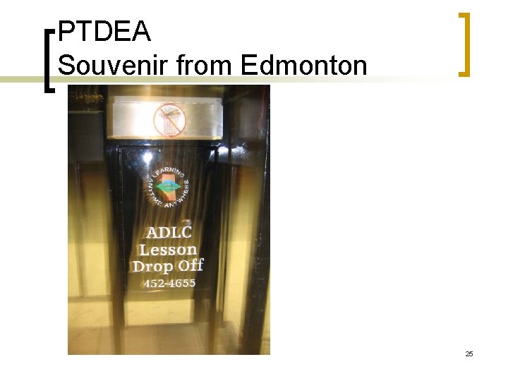 PTDEA Souvenir from Edmonton 25 