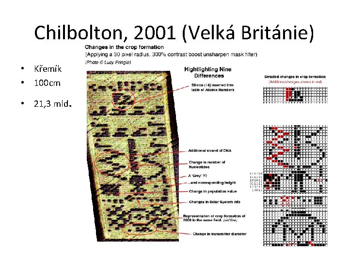 Chilbolton, 2001 (Velká Británie) • Křemík • 100 cm • 21, 3 mld. 