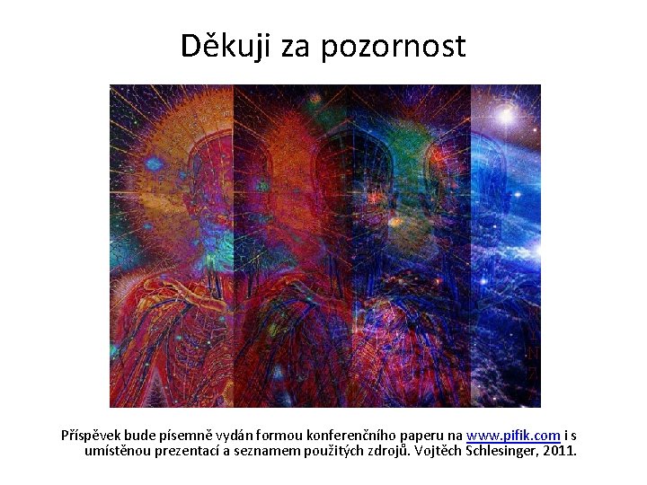 Děkuji za pozornost Příspěvek bude písemně vydán formou konferenčního paperu na www. pifik. com