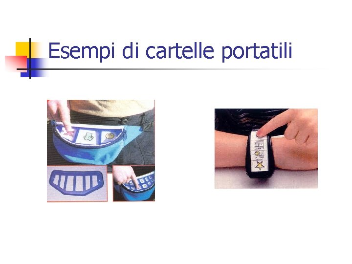 Esempi di cartelle portatili 