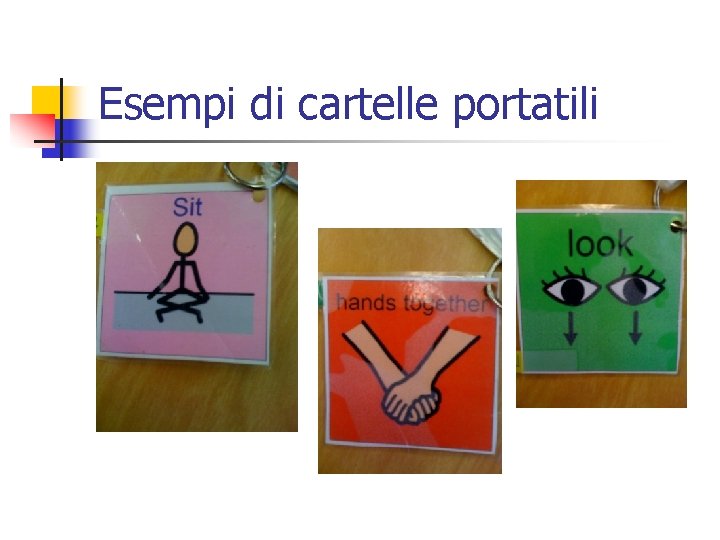 Esempi di cartelle portatili 