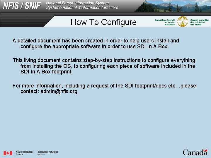 How To Configure A detailed document has been created in order to help users