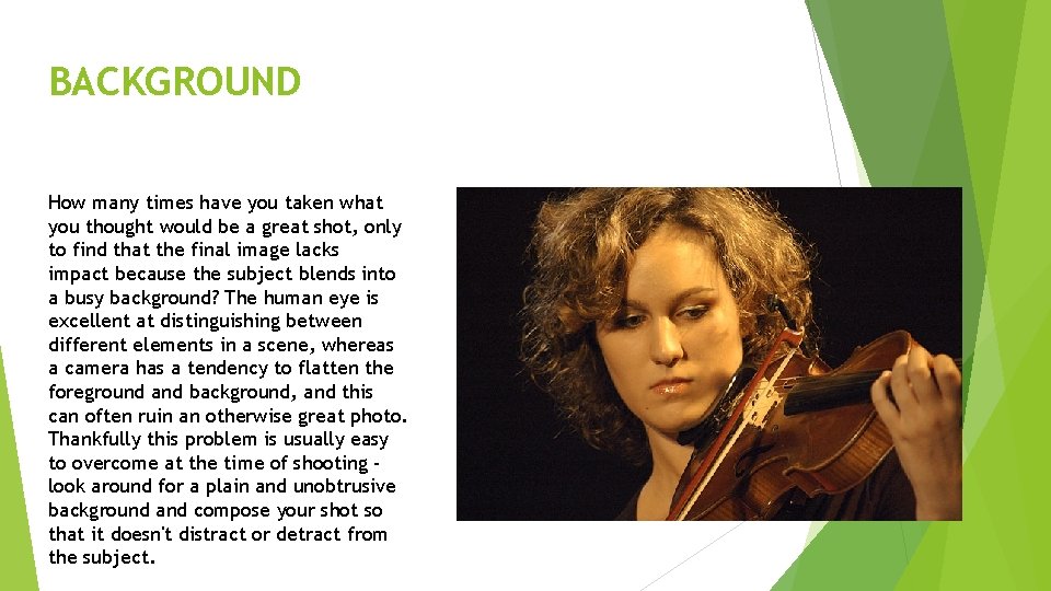 BACKGROUND How many times have you taken what you thought would be a great