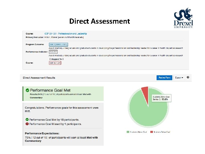 Direct Assessment 